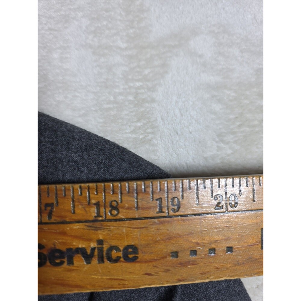Collection By Michael Strahan 2 Button Suit Jacket 44R Grey Wool Fully Lined - Picture 12 of 13